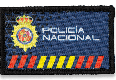 Parche impreso Policía Nacional