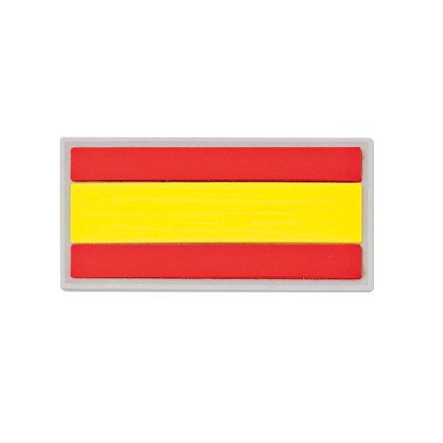 Parche goma España 6x3 cm con velcro