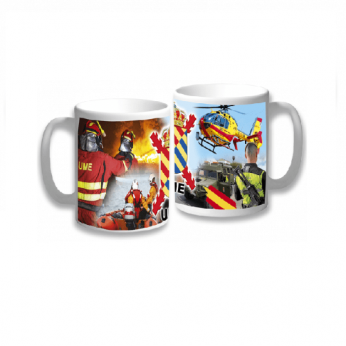 Taza Unidad Militar de Emergencias "UME"