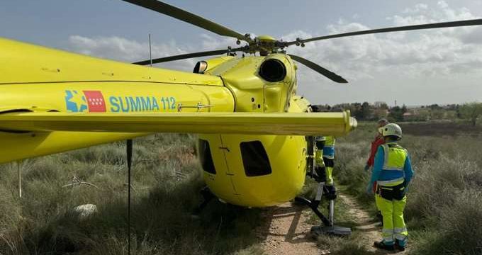 Accidente ciclista Madrid