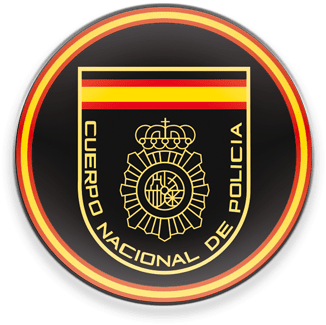 Imán redondo parche brazo Policía Nacional