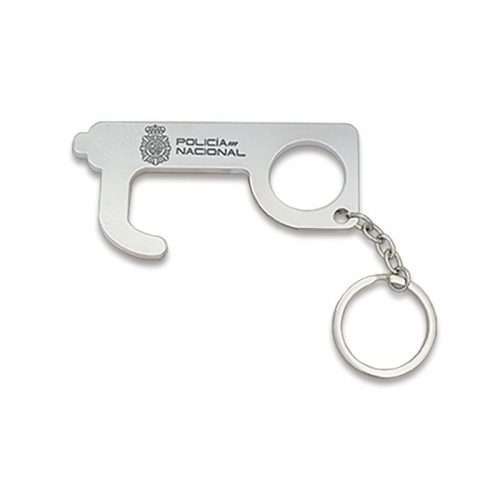 Llavero tirador-empujador Policía Nacional