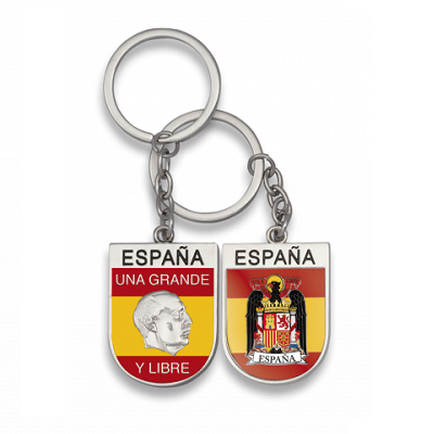 Llavero Franco-Águila San Juan Bandera de España