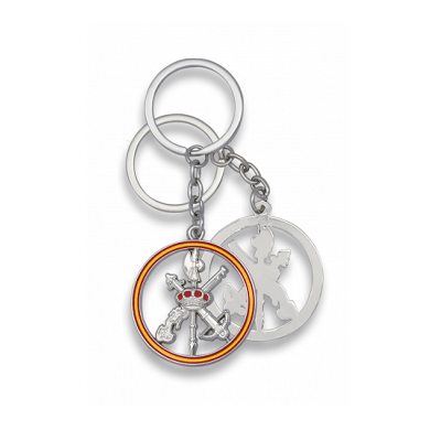 Llavero con escudo de La Legión y Bandera de España