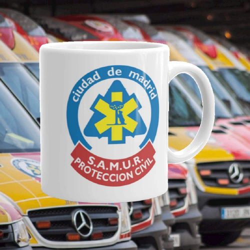 Taza "SAMUR Protección Civil Madrid"