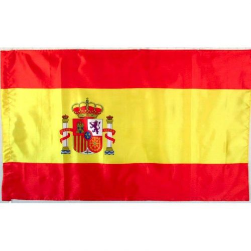 Bandera España con escudo. 150x90cm