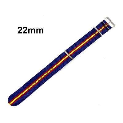 Correa reloj 22mm marino bandera España - Imagen 2