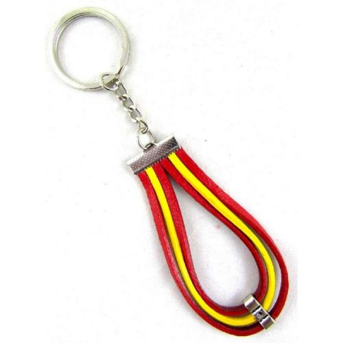 Llavero cuero Bandera de España