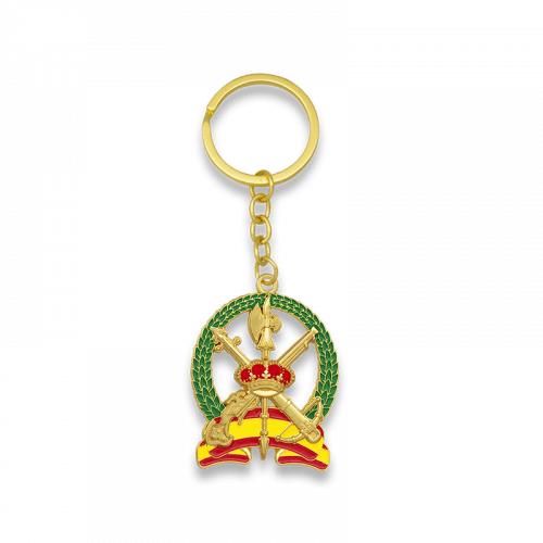 Llavero Legión Española con bandera de España