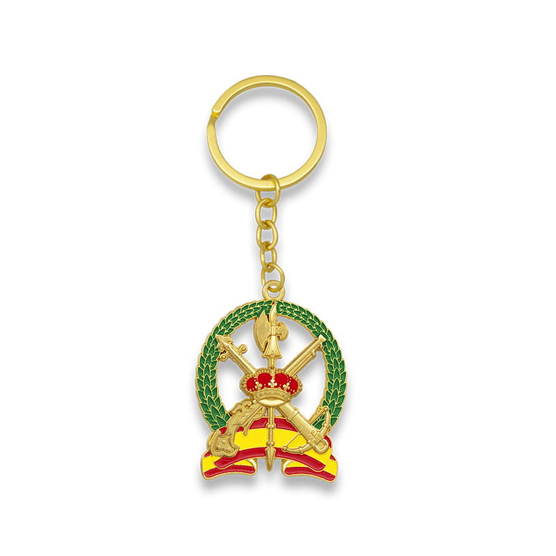 Llavero Legión Española con bandera de España