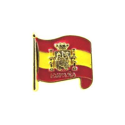 Pin Bandera España con escudo