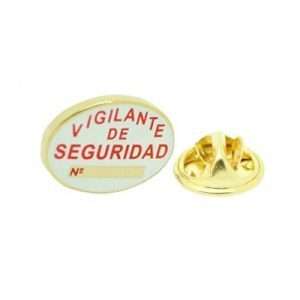 Pin Vigilante de Seguridad