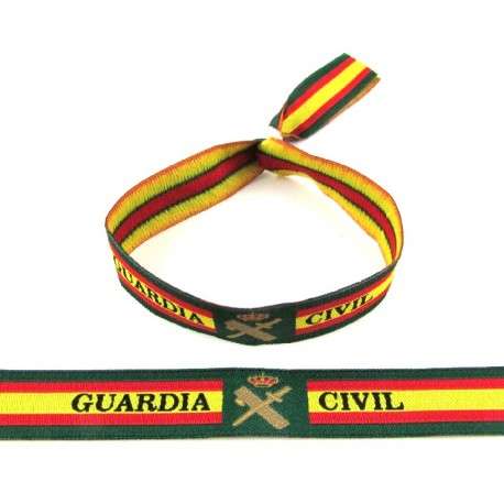 Pulsera bordada Guardia Civil